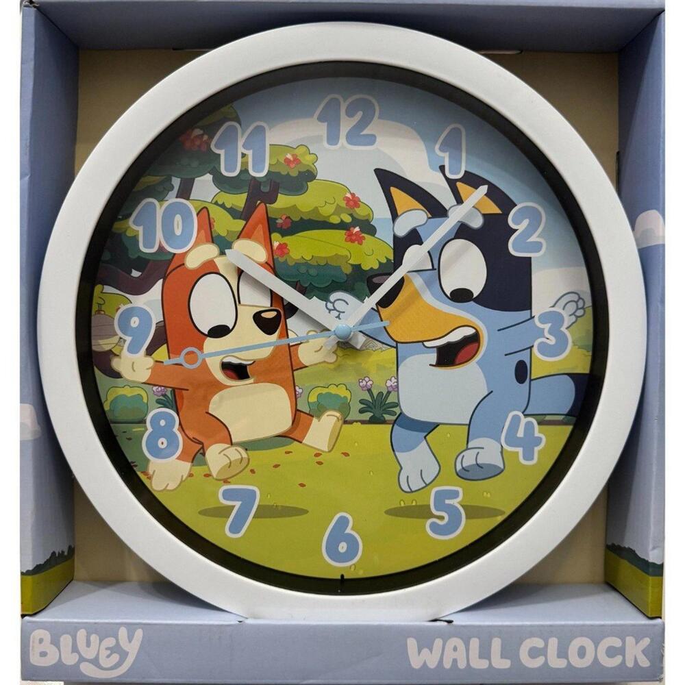 BLUEY analog wall clock for kids